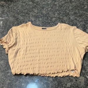 Vero Moda women’s crop top, size M, tan